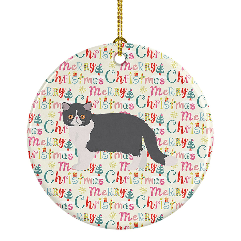Exotic Shorthair #2 Cat Christmas Ceramic Ornament