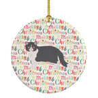 Exotic Shorthair #2 Cat Christmas Ceramic Ornament