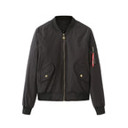 Women's Baseball Bomber Jacket for Spring & Autumn