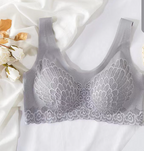 Seamless Breathable Lace Push-Up Bralette for Women