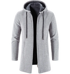 Men's All-Season Fleece-Lined Trend Cardigan – Versatile and Stylish