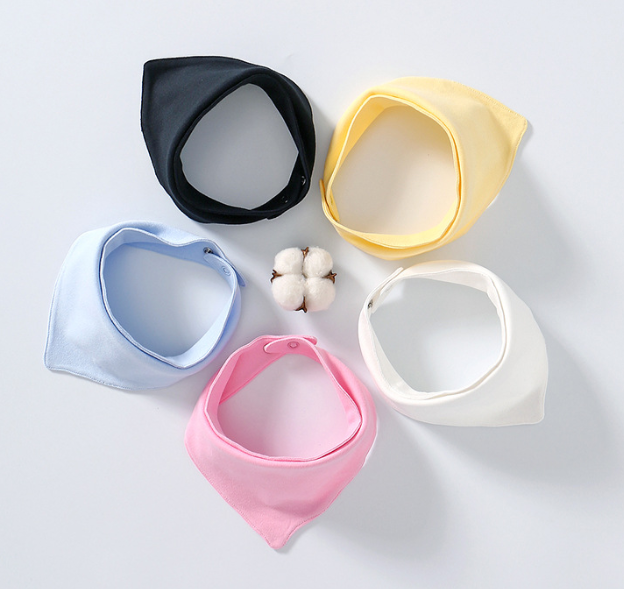 Cotton Triangle Scarf for Newborns and Babies