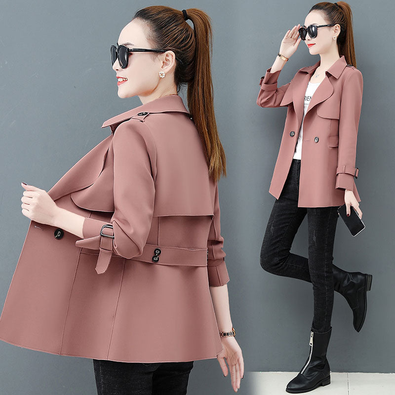 Western Style Windbreaker Coat for Women in Spring/Fall