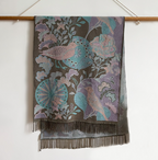 Season Ethnic Birds And Plants Warm Scarf Shawl