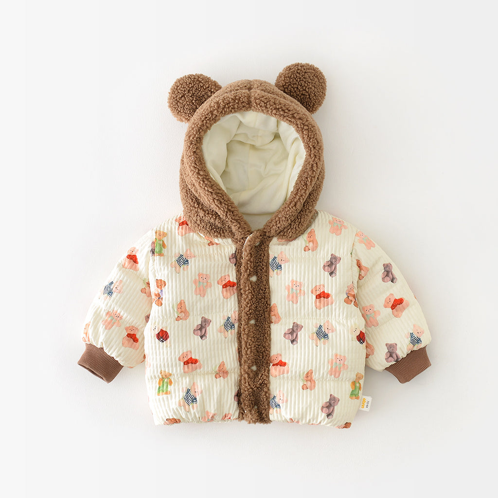 Baby Winter Cotton Jacket with Cute Prints