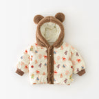 Baby Winter Cotton Jacket with Cute Prints