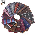 Men's Floral 25CM Polyester Handkerchief Scarf Set