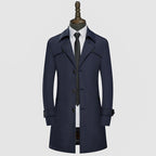 Slim Fit Men's Trench Coat - Korean Brand, Windbreaker