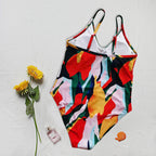 2022 Women's Digital Print One-Piece Bikini Swimsuit