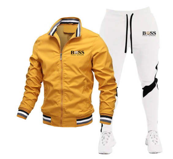 BSS FLEXX 2024 Men's Tracksuit Set with Sweatshirt & Pants | Streetwear