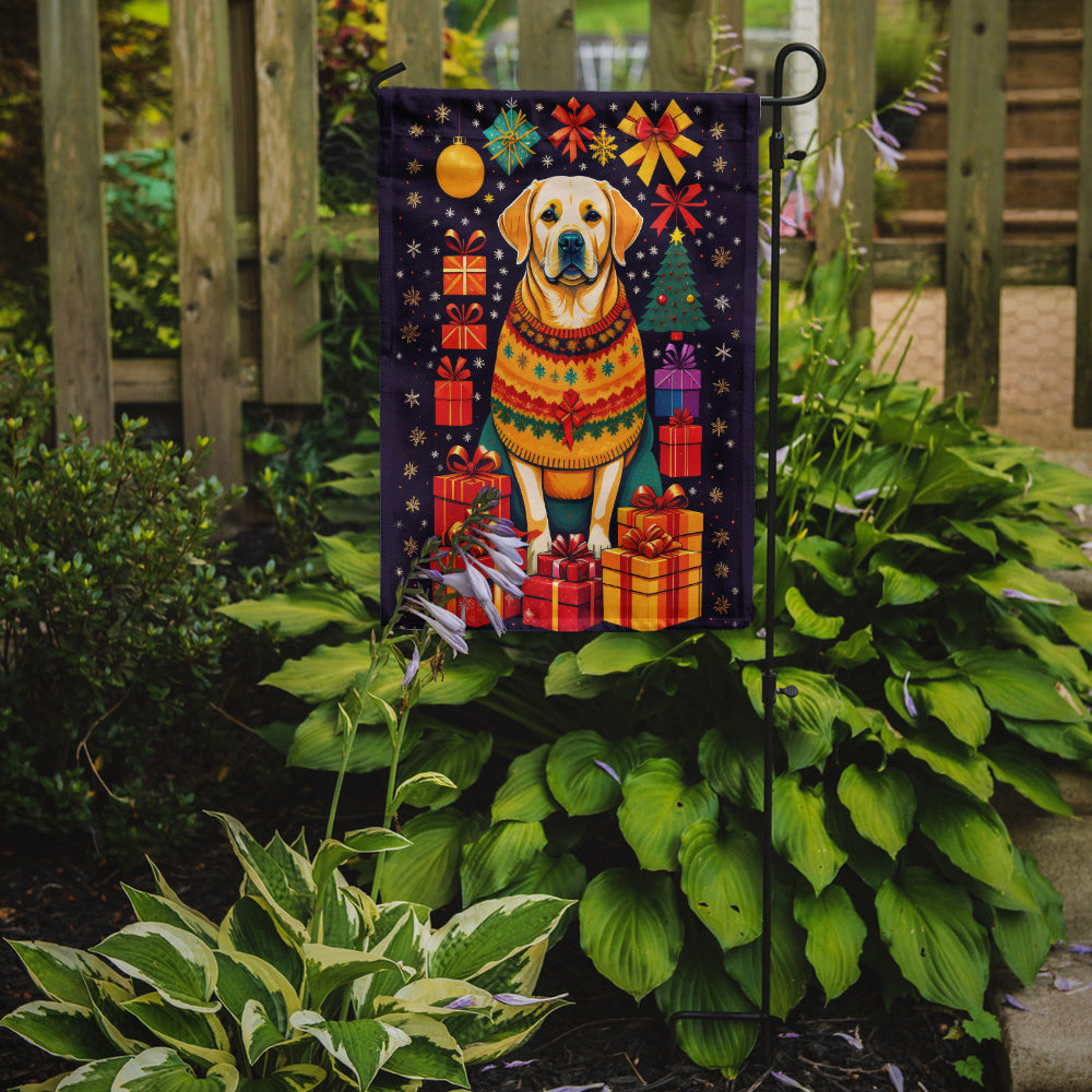 Labrador Retriever Holiday Christmas Garden Flag