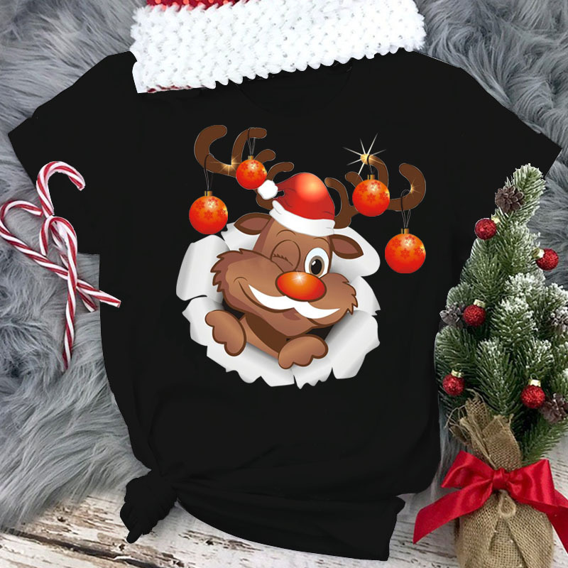 Adorable Christmas T-shirt for Festive Cheer | Streetwear