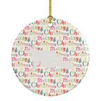 Oregon Rex #2 Cat Christmas Ceramic Ornament
