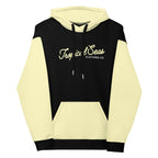 Cream Yellow Two-Tone Tropical Seas Hoodie | Streetwear