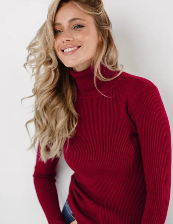 Women's Knitwear Turtleneck Pullover | Streetwear
