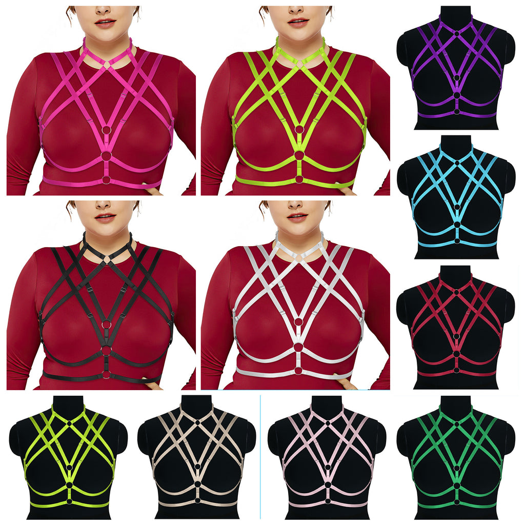 Lace-Up Bralette Top for Plus Size Women