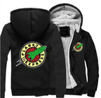 Thick Winter Plus Velvet Zipper Sweater