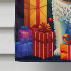 Kuvasz Holiday Christmas House Flag
