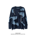 Original Retro Dark Knitted Lazy Sweater