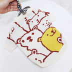 "Pug Bulldog Sweater for Autumn and Winter Style"