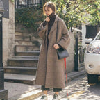 Women's New Fashion Plaid Coat for Autumn and Winter