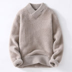 Korean Style Half Turtleneck Knitted Sweater for Men