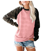 Camouflage Print Women's Hoodie with Long Sleeves | Streetwear