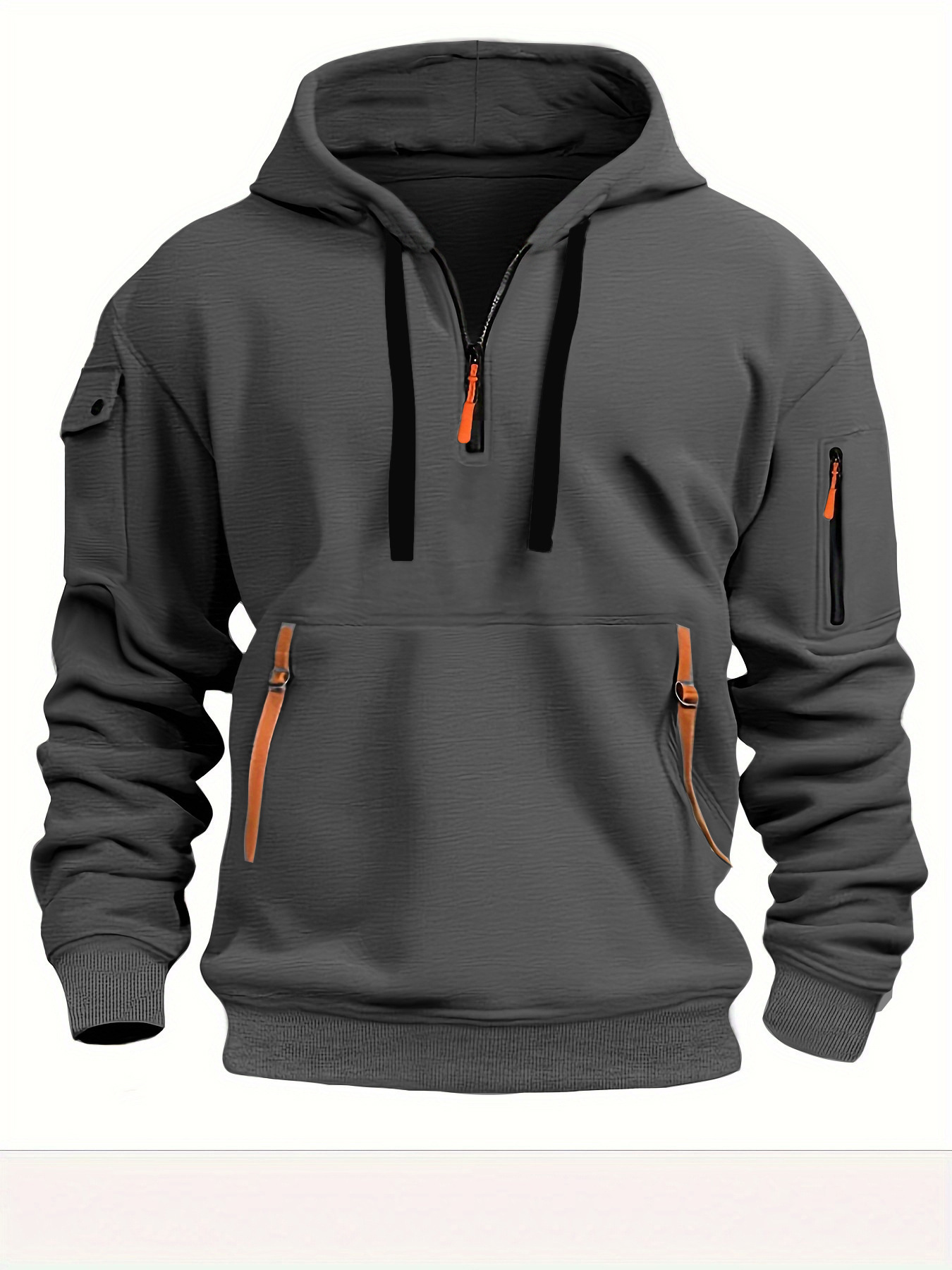 Cotton Dropped Shoulder Hooded Sweatshirt | Streetwear