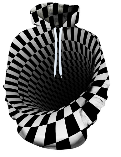 Starry Sky Printed Hoodie with Cartoon Design | Streetwear