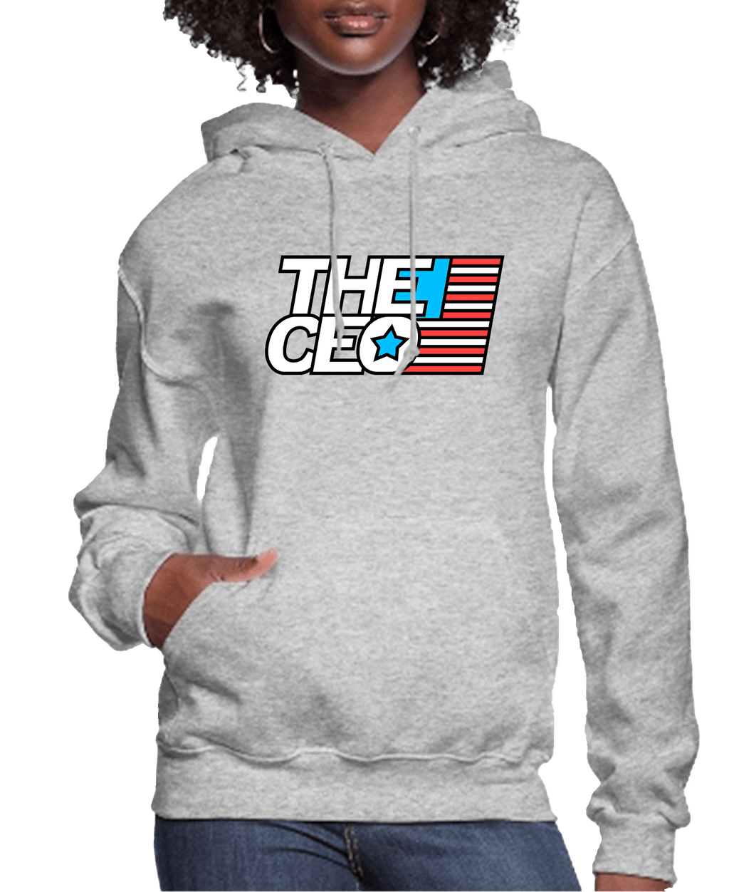 American Flag The CEO Women’s Hoodie | Streetwear