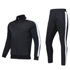 Casual Velvet Two-Piece Sports Suit with Jacket