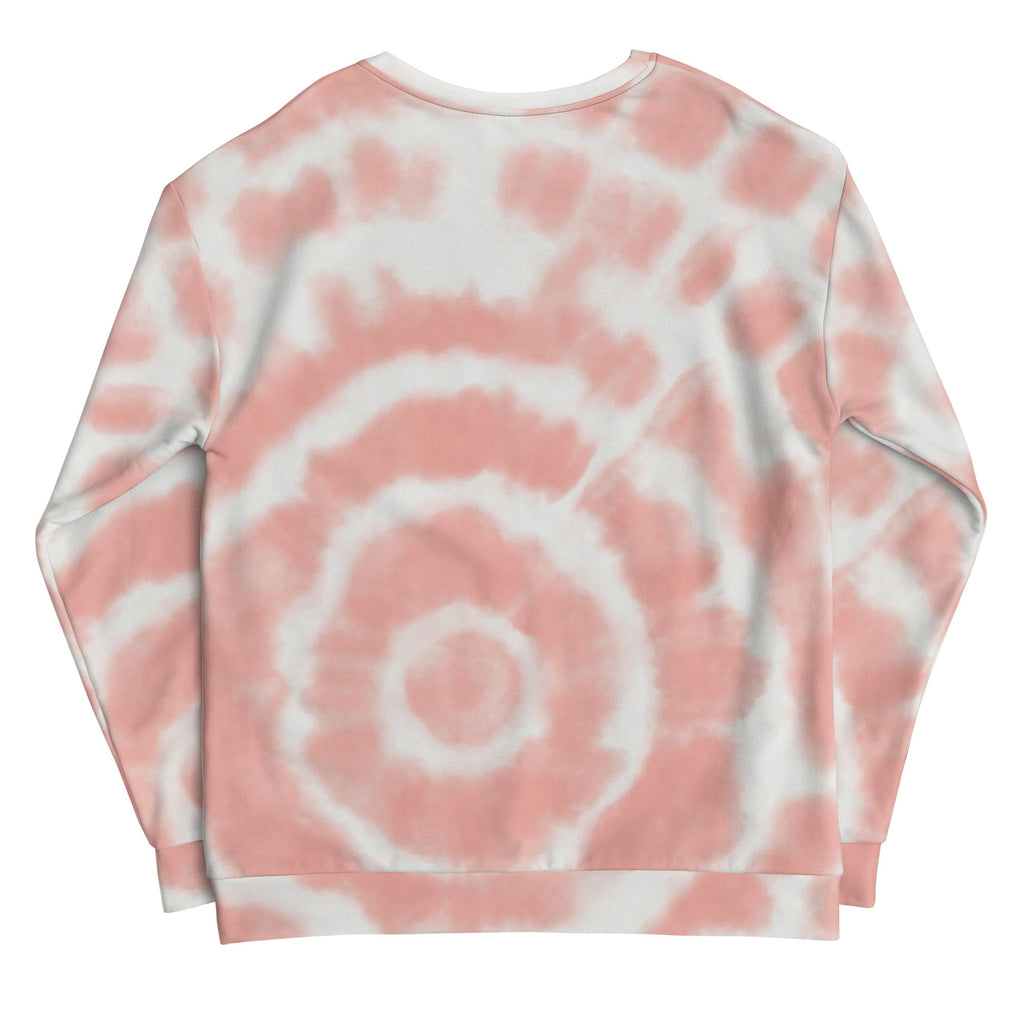 Peach Tie-Dye Vibe Tropical Sweatshirt | Streetwear