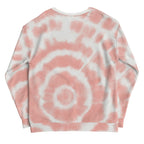Peach Tie-Dye Vibe Tropical Sweatshirt | Streetwear