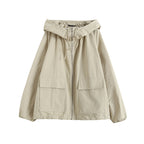 Korean-style Loose Versatile Hooded Trench Coat