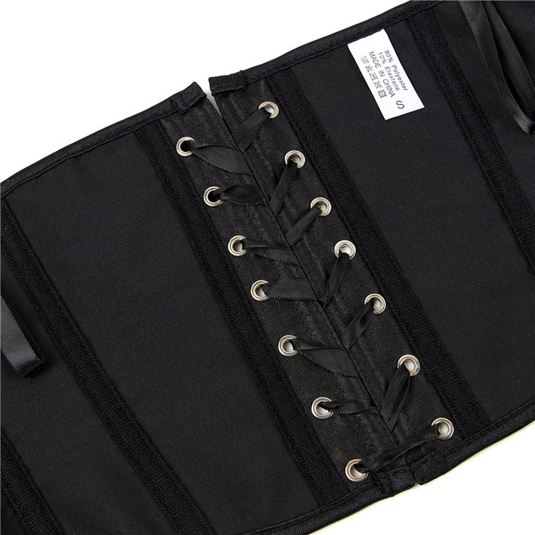 New Black Strapless Women's Corset Top for E-commerce