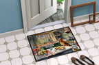 Airedale Terrier Christmas Cookies Doormat