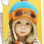 Winter Pilot Beanie Hat for Cold Weather Wear | Embroidered Cap