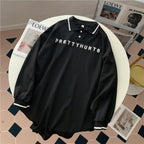 Embroidered Long-Sleeve Women's Polo Sweater