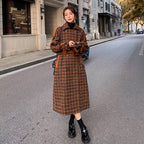 Loose Thin Long Coat with Elegant Style