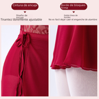 Women's Adult Ballet Dress One-Piece Chiffon Skirt