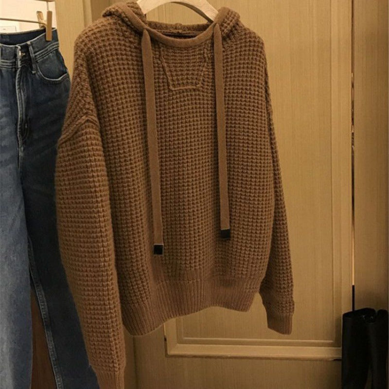 Men's Versatile Hooded Long Sleeve Sweater