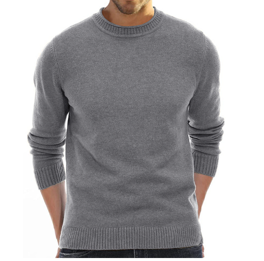 Men's Sweater with European and American Style Design