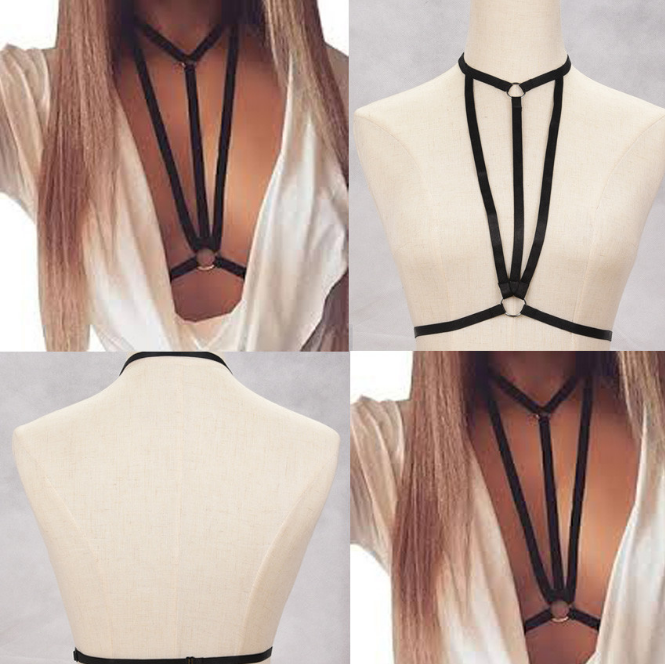 Gothic Body Harness Bra for Summer (Women's Lingerie)