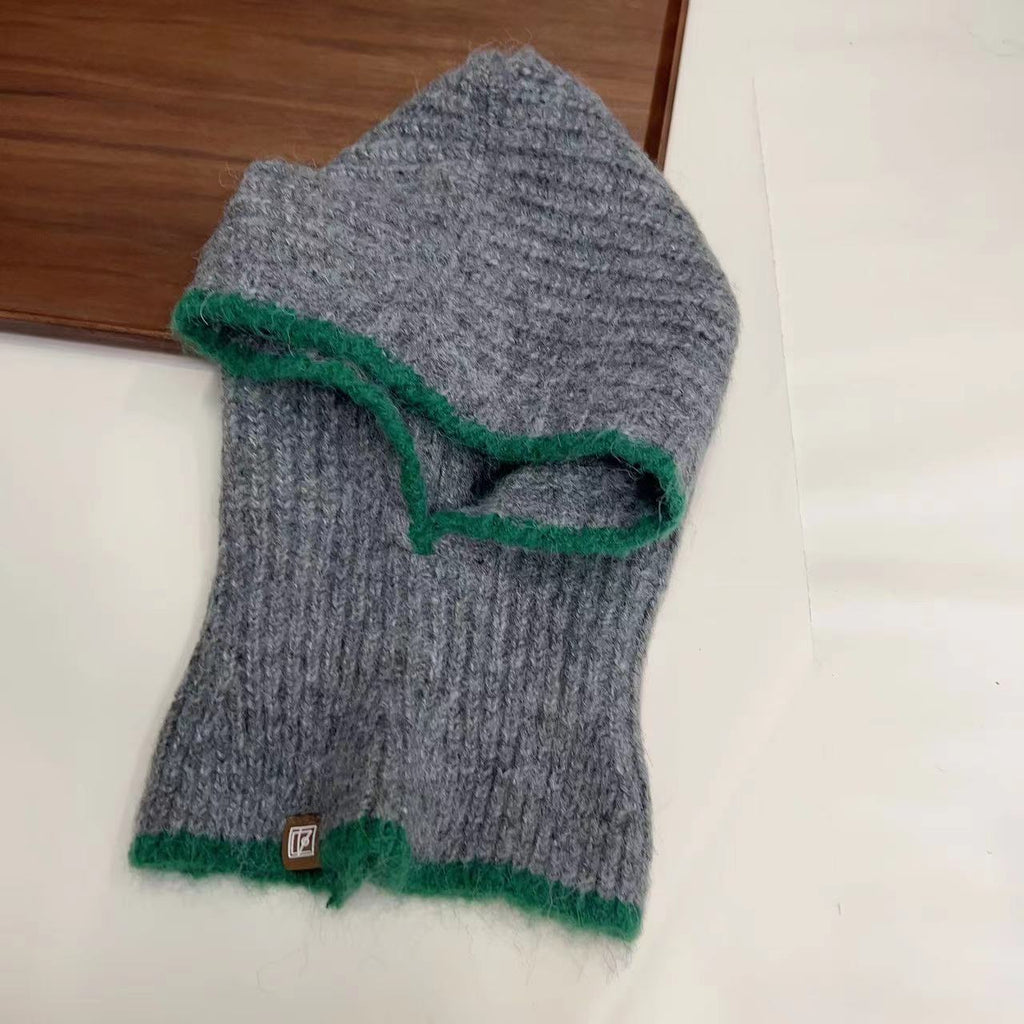 Women's Casual Knitted Wool Hat | Embroidered Cap
