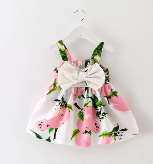 Sleeveless Flower Dress for Girls (One Piece)