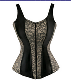 Punk Sexy Black Shapewear Corset Bodysuit E0936