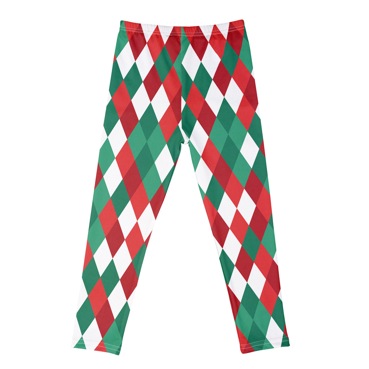 Padded Brushed Fleece Christmas Print Joggers