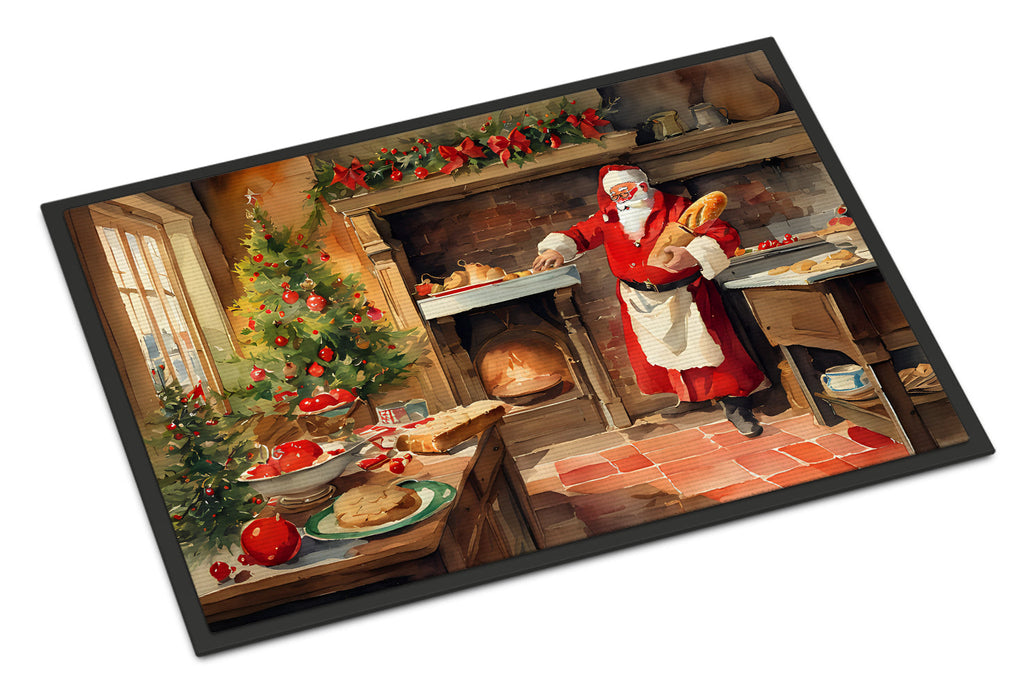 Cookies with Santa Claus Doormat