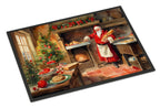 Cookies with Santa Claus Doormat