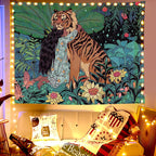 Christmas Polyester Fabric Tapestry for Festive Decor